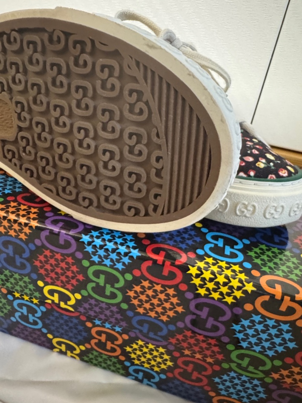 Gucci Liberty 1977 Tennis Floral Sneakers - Picture 6 of 11